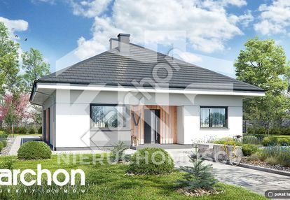 Nowoczesny parterowy dom.