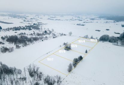 Frączki, działki rolne po podziale, gm. dywity