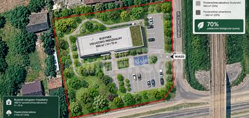 Działka usługowa 3 000 m², asfalt, plan miejscowy