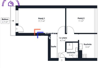 2 pokoje⭐️rozkładowe⭐️balkon⭐️park im. wł andersa