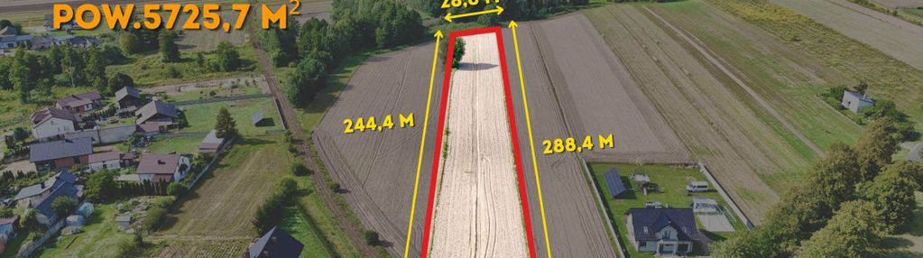 Działka pod budowę domu | 5725,7 m² | boguszyce