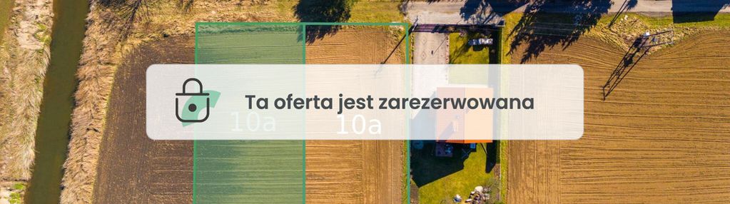 Działka budowlana uzbrojona, blisko zalew mietków