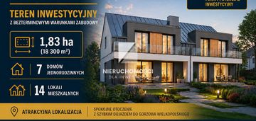 Kłodawa, 1,830 ha, wz, 7 budynków jednorodzinnych