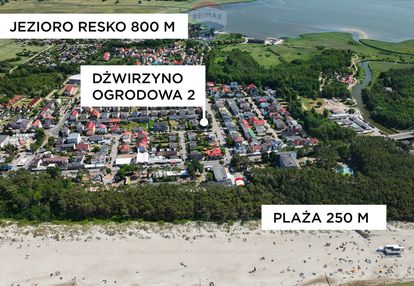 Dom 250 m od plaży z kwaterami