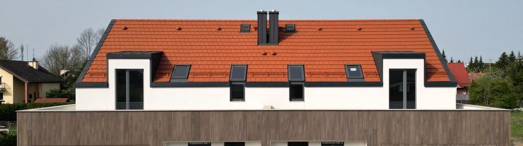 Nowoczesna połowa domu w wójtowie