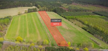 Działka rolna o pow. 11300 m2 oraz dwie mniejsze!