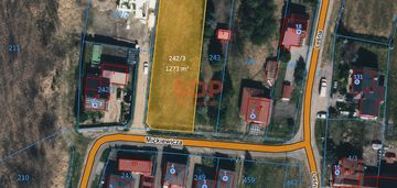 Działka 1271 m² | mpzp | media przy działce | ossy (gm. ożarowice)