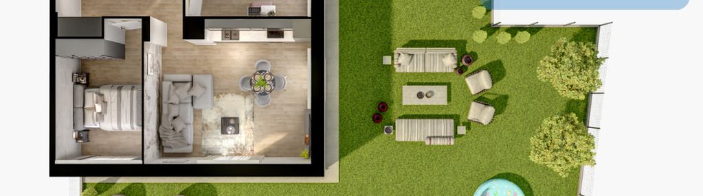 Garaż 5.000 | ogród 130m2 | 0% - bez prowizji