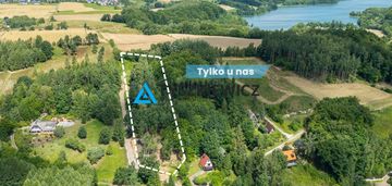 Piękna działka na kaszubach z widokiem na jezioro