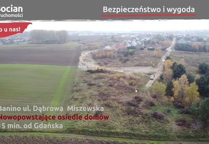 Działka z własnym stawem pod bliźniaki – banino!