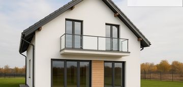 Nowoczesny dom z garażem - funkcjonalny układ