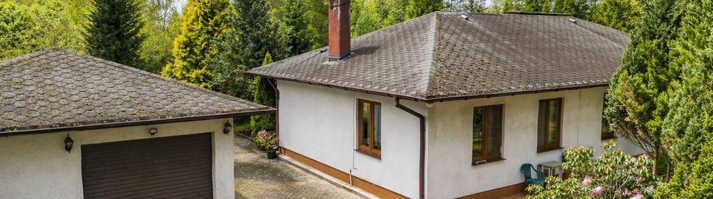 Dom parterowy na działce 2115 m2 przy lesie