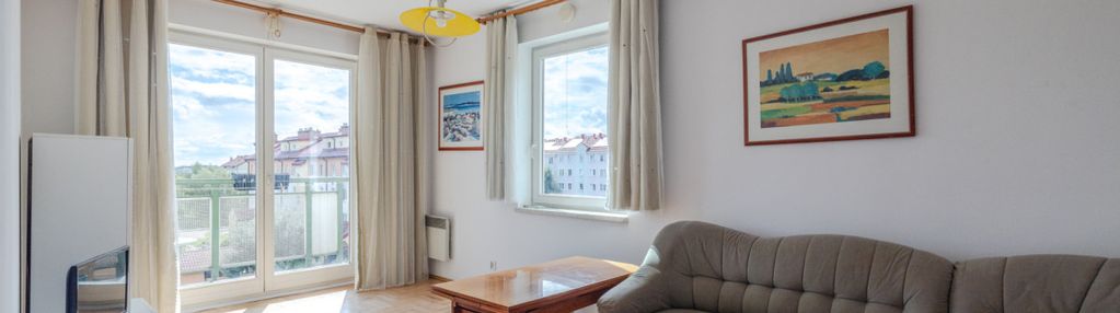 Słoneczne 2 pokoje. duży balkon. winda. gdańsk