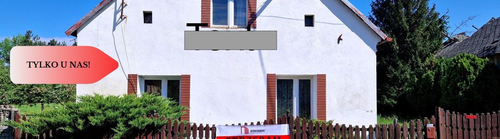 Dom na działce 3500m2 ze stodołą i budynkiem gosp.