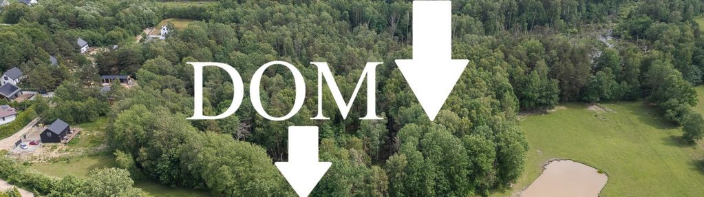 Dom ze stawem- działka 5003m2 + 2,6ha lasu!