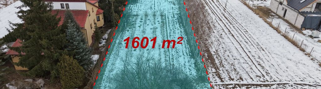1601 m² pod dom jednorodzinny | prąd/gaz
