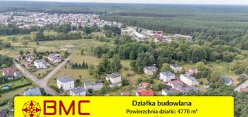 Działka budowla z linią brzegową kalety 4778m2