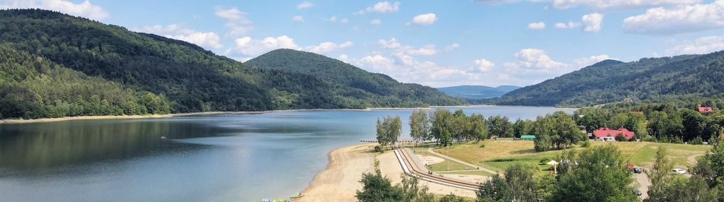 Klimkówka jezioro 1 linia działka usług.bud 6753m2