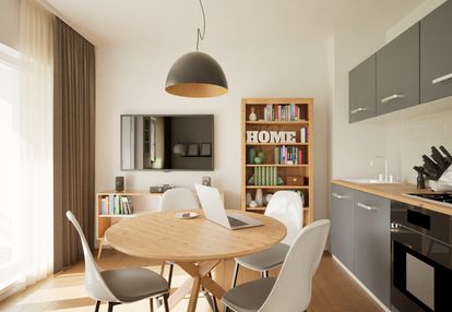 2 pokoje do samodzielnej aranżacji.