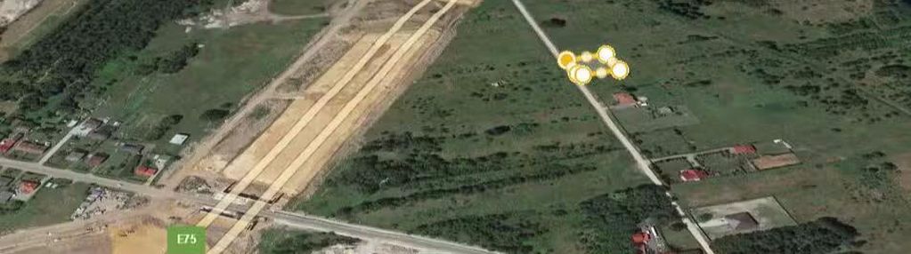 Działka przemysłowo - usługowa blisko autostrady