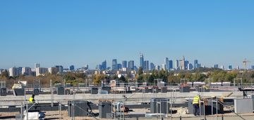 Ostatnie piętro z widokiem na pałac kultury