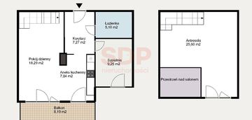 3 pokoje|2 piętra|krzyki l balkon