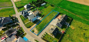 Działka pod zabudowę jednorodzinną - płaska