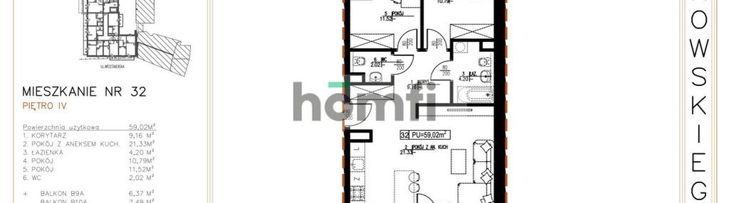 Rozkładowe m3 do zamieszkania - pierwotny
