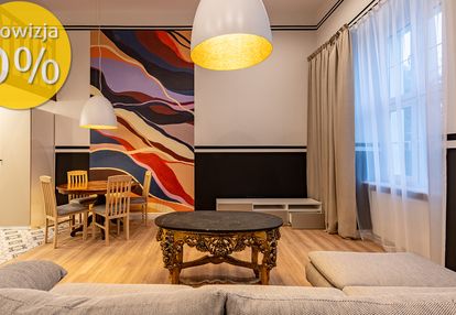 Wykończony, designerski apartament w pałacu