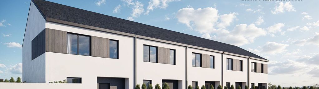 Dom szereg środkowy 102,50m2 z działką 322m2m2, iwiny siechnice