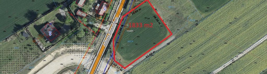 Działka budowlana przy ul. słowackiego