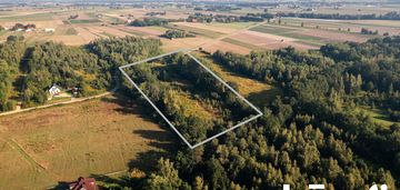 Piękna działka z zalesieniem z widokiem na wisłę