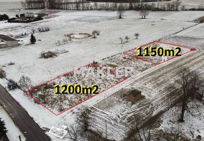 Krążkowo 1150 m2 i 1200m2 działki