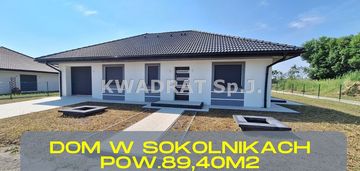 Nowy dom/89m2/garaż/meblujesz i mieszkasz/sokolini