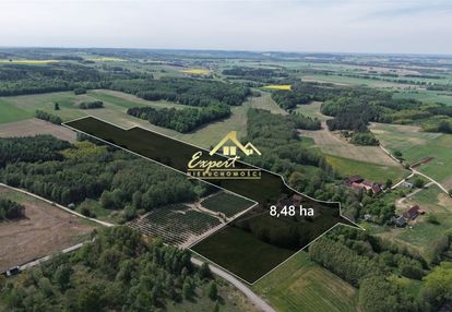 Siedlisko 8,48 ha z domem i oborą