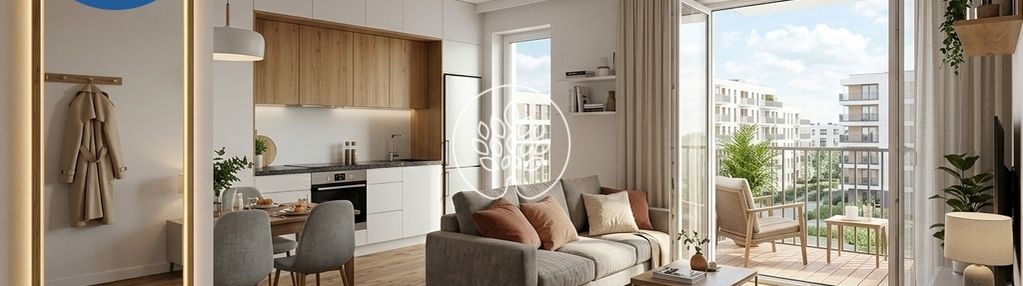 Kawa na własnym balkonie smakuje lepiej! przytulne 26 m²