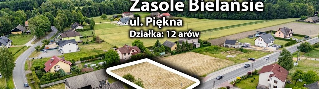 12 arów przy ul. pięknej! | okazja |