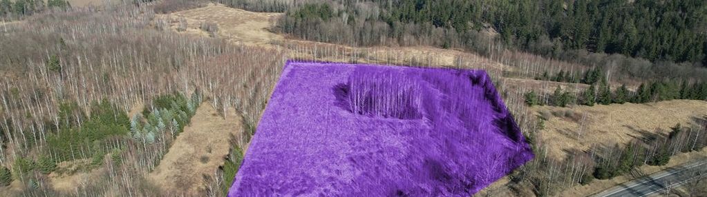 Duża działak budowlana