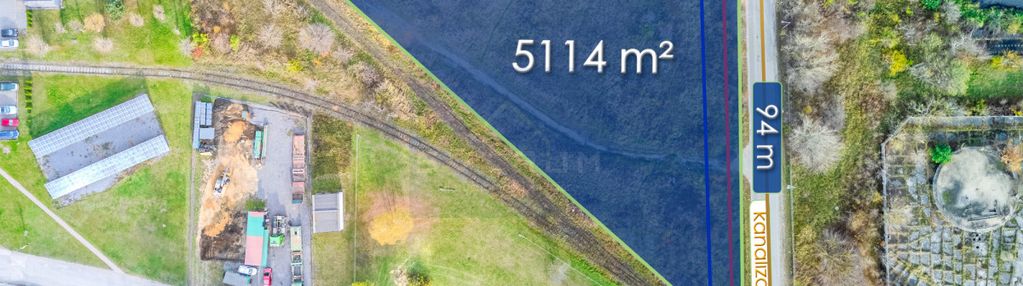 Działka usługowa zawodzie dąbie 5114m2