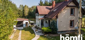 Urocza działka z domem i stawem w spokoju i ciszy