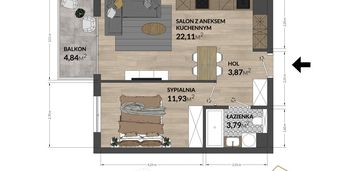 Grzegórzki 2 pokoje balkon garaż podziemny mpec