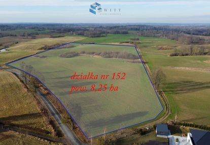 Grunt rolny w kulturze- obsiany i nawożony.