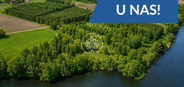 Działka z wz i 225m linią brzegową jeziora! top