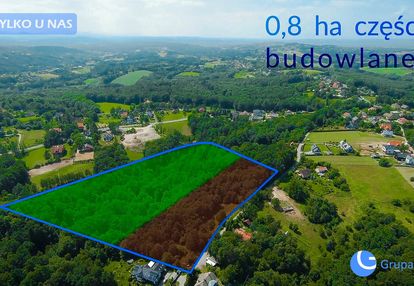 2.5 ha | działka budowlana z lasem | 15 min od krk