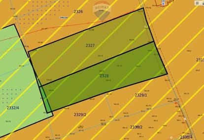 Działka budowlana i prąd i stacja ski harenda