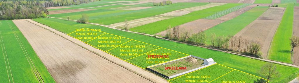 Działki w atrakcyjnych cenach blisko natury