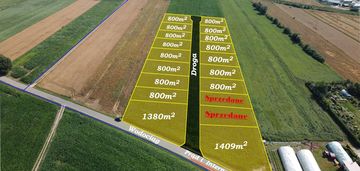 Działka pod płońskiem z warunkami zabudowy