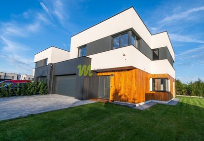 Nowoczesny, podwójny garaż, wszystkie media