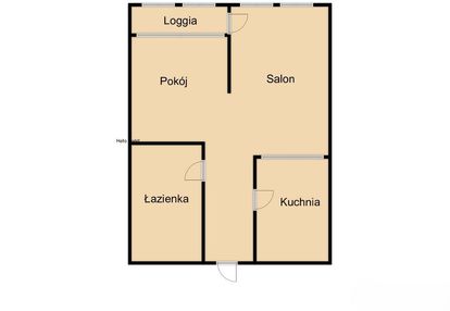 2 pok. dworcowa 1 piętro, do remontu