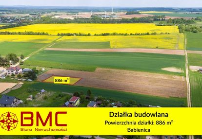 Działka budowlana babienica 886m2